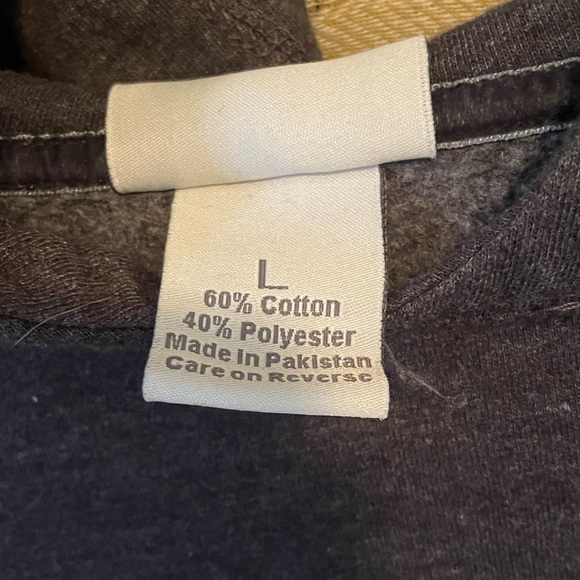 J. America Grey Buckeyes hoodie, Size L - Picture 3 of 4